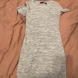 Theory Gray Knit Dress